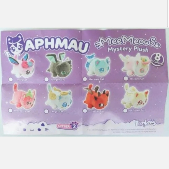 1 FAIRY PRINCESS CAT, Sealed New in Box, APHMAU MeeMeows Mystery, LITTER 2 - Picture 6 of 6